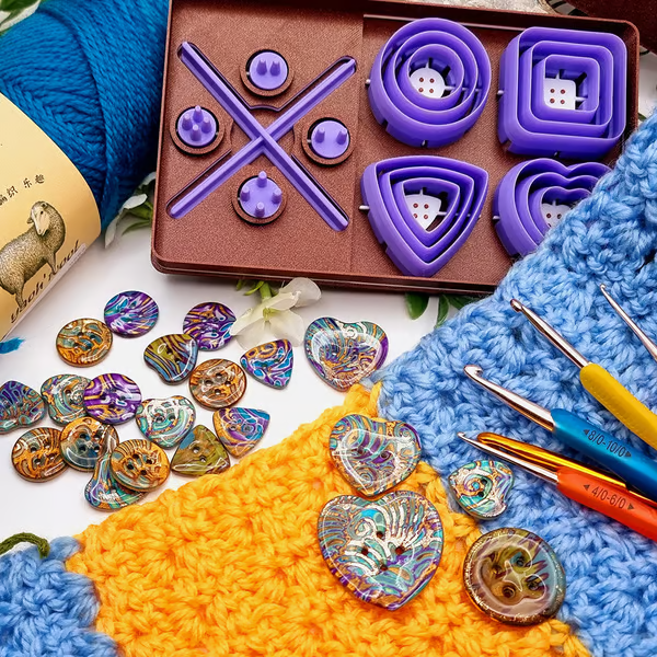 ❤️Beginner-Friendly✨Buttons Toolkit Set - Create Perfectly Centered Bu