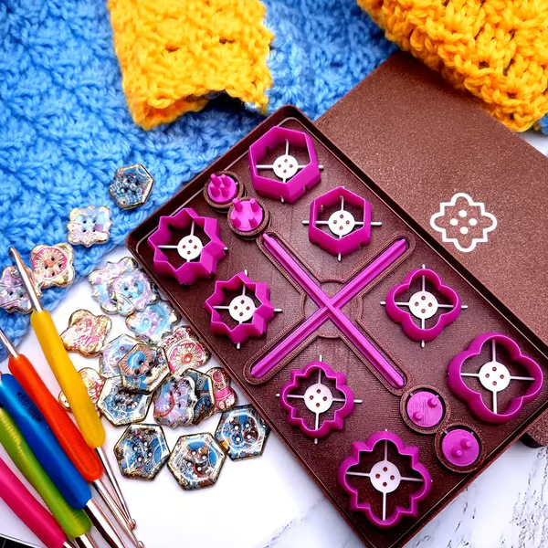 ❤️Beginner-Friendly✨Buttons Toolkit Set - Create Perfectly Centered Buttons with Ease