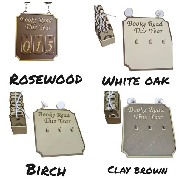 Hanging Bookshelf Counter bookish decor