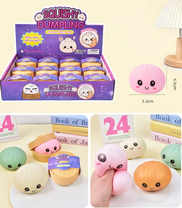 (🎁Last Day 49% OFF)✨Expressive Big Dumpling Squishy Blind Box