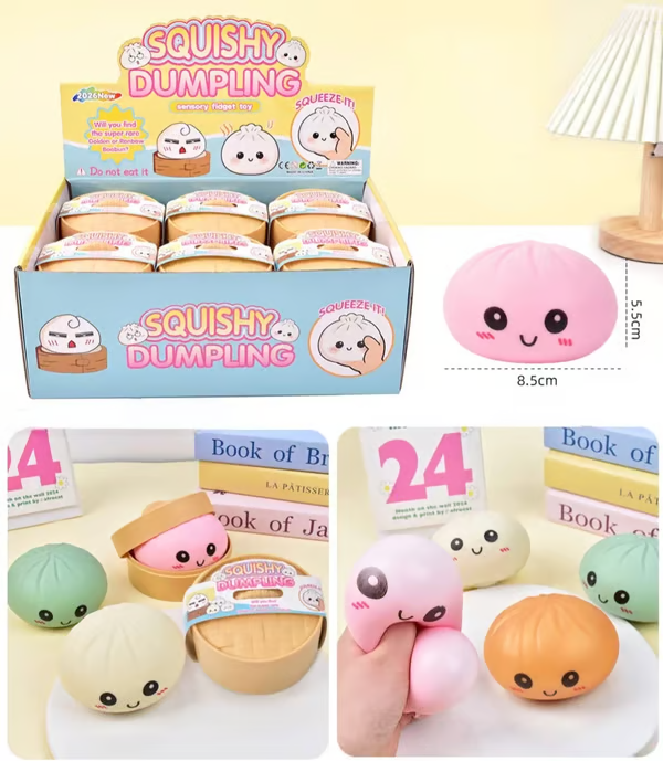 (🎁Last Day 49% OFF)✨Expressive Big Dumpling Squishy Blind Box