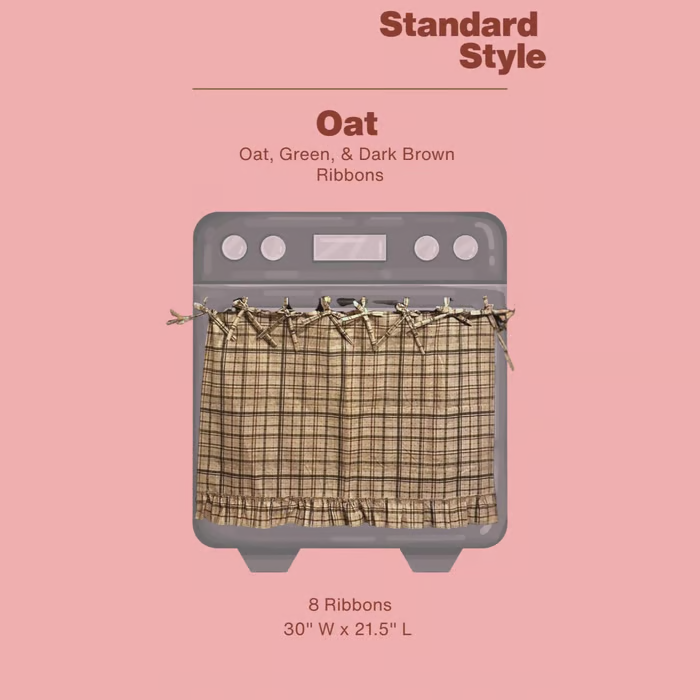 👗 🔥 Handmade Farmhouse Oven Skirt - Artisan Kitchen Collection