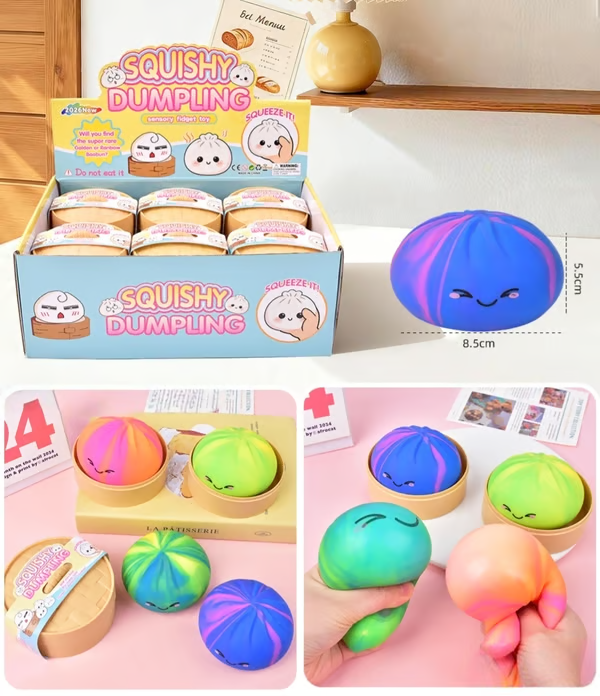 (🎁Last Day 49% OFF)✨Expressive Big Dumpling Squishy Blind Box