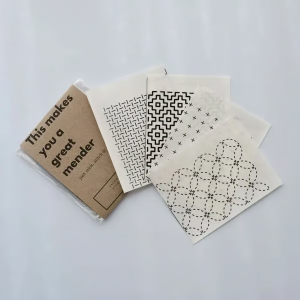 🔥Last Day 49% OFF - 🔥Visible Mending Transfer Sashiko Pattern