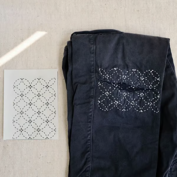 🔥Last Day 49% OFF - 🔥Visible Mending Transfer Sashiko Pattern