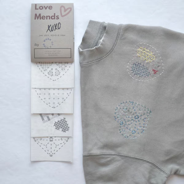 🔥Last Day 49% OFF - 🔥Visible Mending Transfer Sashiko Pattern