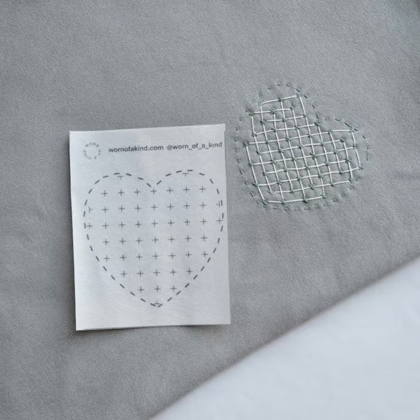 🔥Last Day 49% OFF - 🔥Visible Mending Transfer Sashiko Pattern