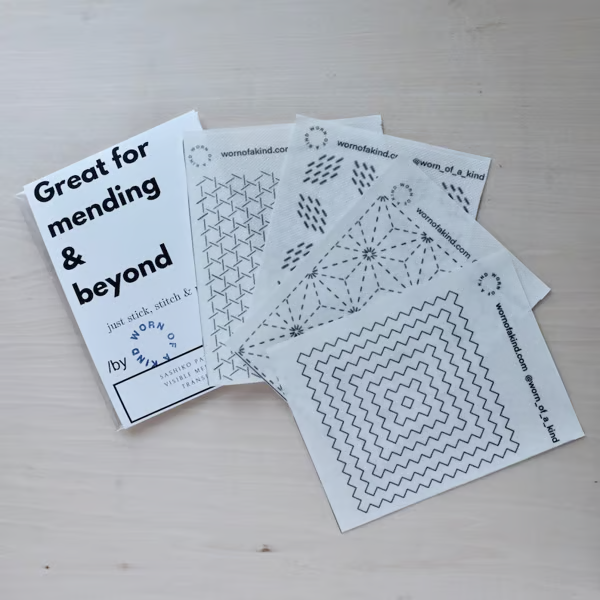 🔥Last Day 49% OFF - 🔥Visible Mending Transfer Sashiko Pattern