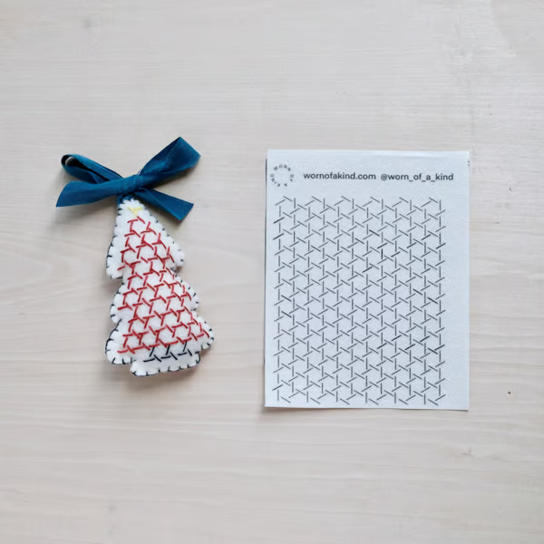 🔥Last Day 49% OFF - 🔥Visible Mending Transfer Sashiko Pattern