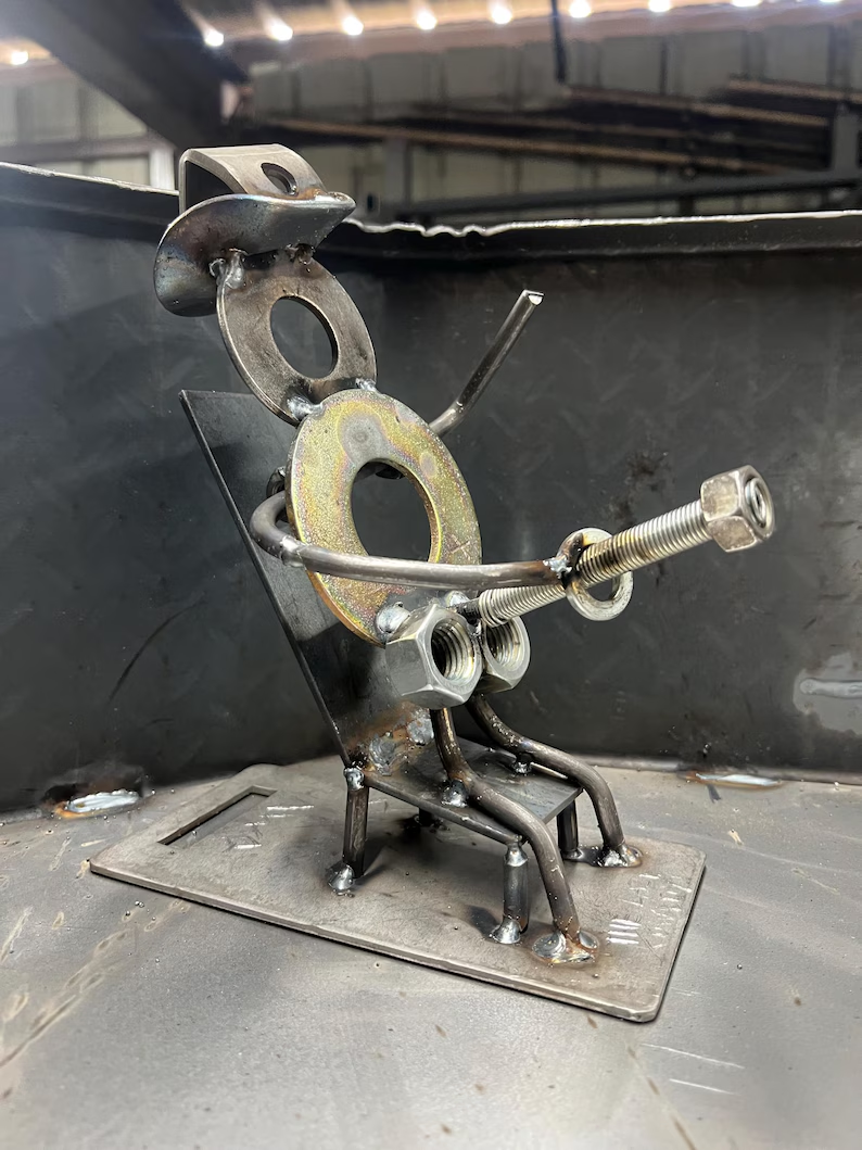 ⏰Historical Lowest Price: Save 49%-🤣 Handmade Jackin’ Cowboy Statue