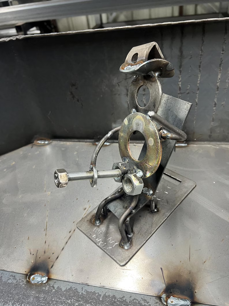 ⏰Historical Lowest Price: Save 49%-🤣 Handmade Jackin’ Cowboy Statue