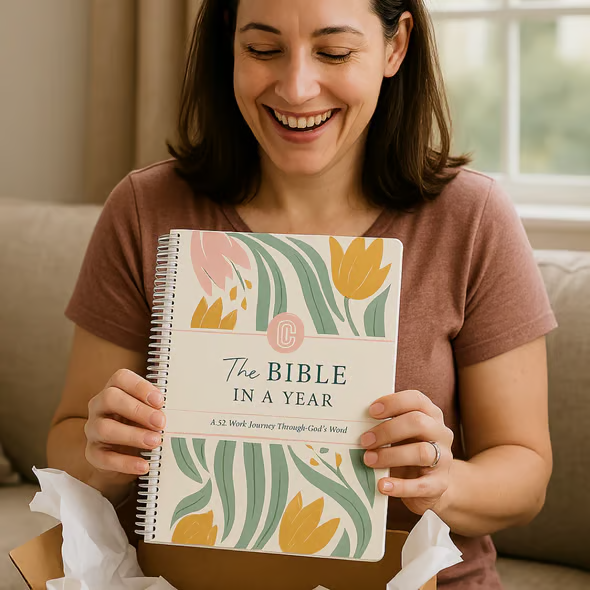 🔥LAST DAY 49% OFF - ✝️📚The Bible In A Year: A 52-Week Study(✨Hardcov
