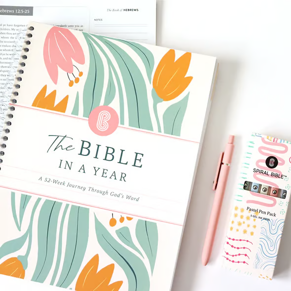 🔥LAST DAY 49% OFF - ✝️📚The Bible In A Year: A 52-Week Study(✨Hardcover Book)