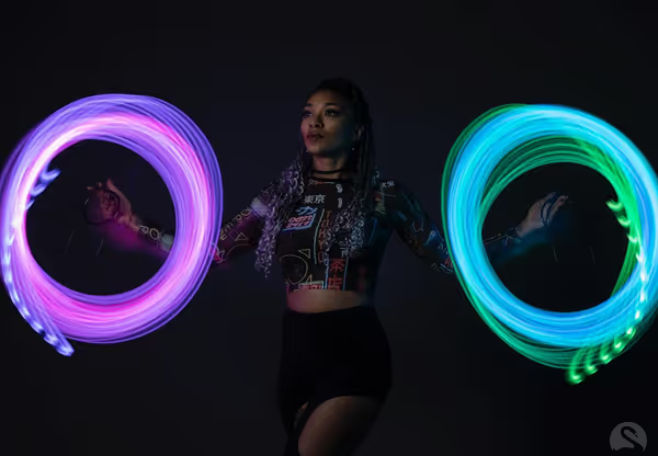 🔥Vibrant LED Flow Fans🎁