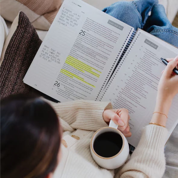 🔥LAST DAY 49% OFF - ✝️📚The Bible In A Year: A 52-Week Study(✨Hardcover Book)