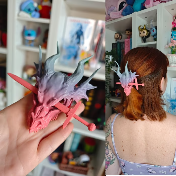 ⏰Historical Lowest Price: Save 49%- 🐉 Handcrafted Dragon Hair Clips