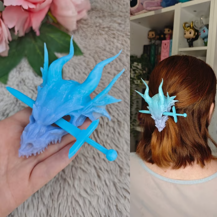 ⏰Historical Lowest Price: Save 49%- 🐉 Handcrafted Dragon Hair Clips