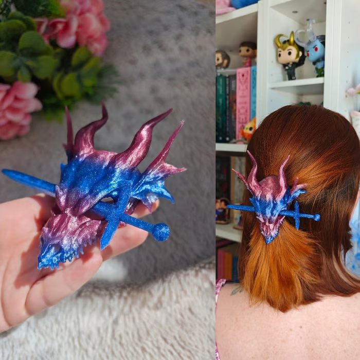 ⏰Historical Lowest Price: Save 49%- 🐉 Handcrafted Dragon Hair Clips