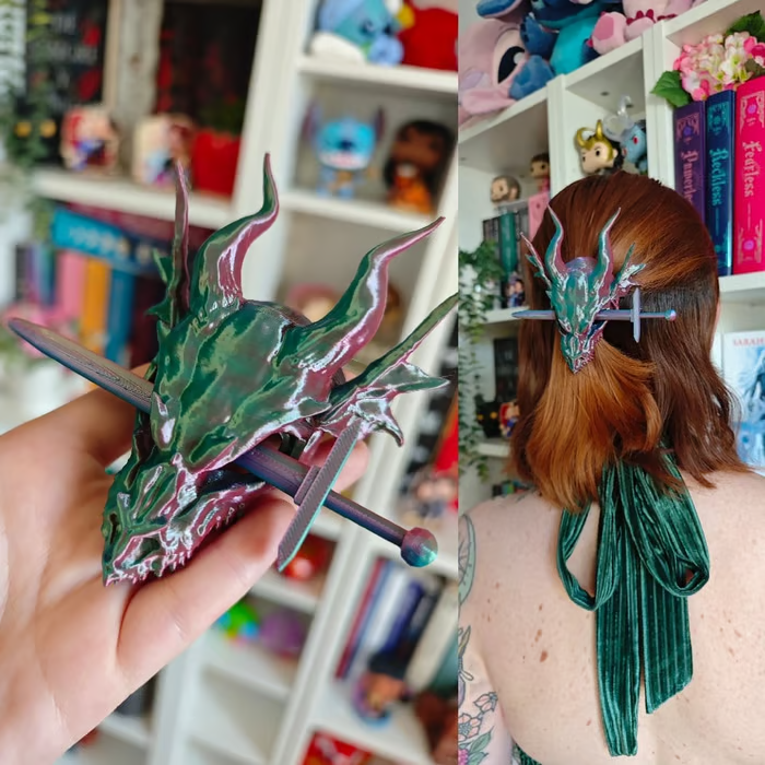 ⏰Historical Lowest Price: Save 49%- 🐉 Handcrafted Dragon Hair Clips