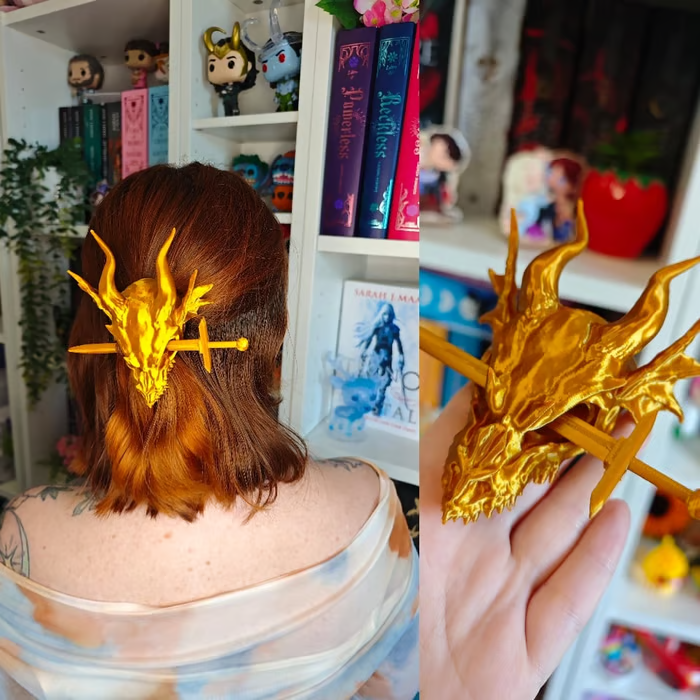 ⏰Historical Lowest Price: Save 49%- 🐉 Handcrafted Dragon Hair Clips