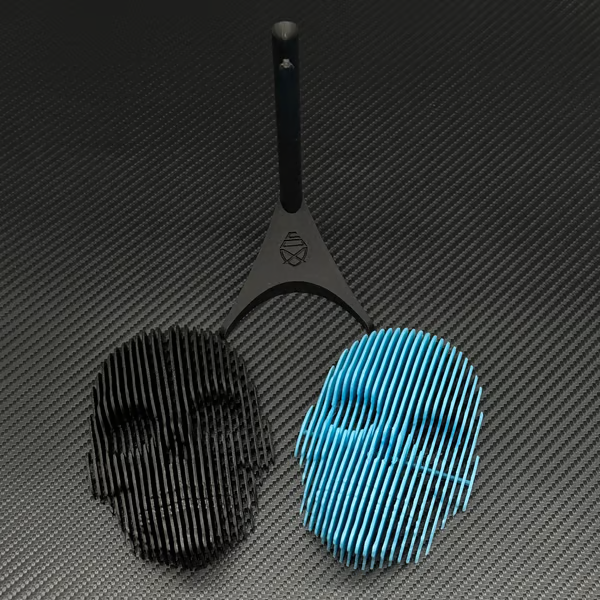 3D Printed Luminous Quantum Skull Glow in the dark