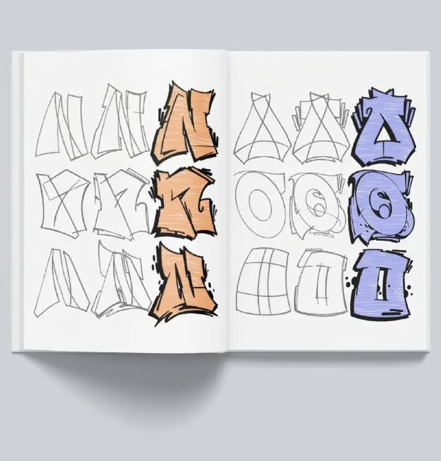 🎨🔠GRAFFLETTERS - COLLECTOR EDITION(📚HARDCOVER BOOK)