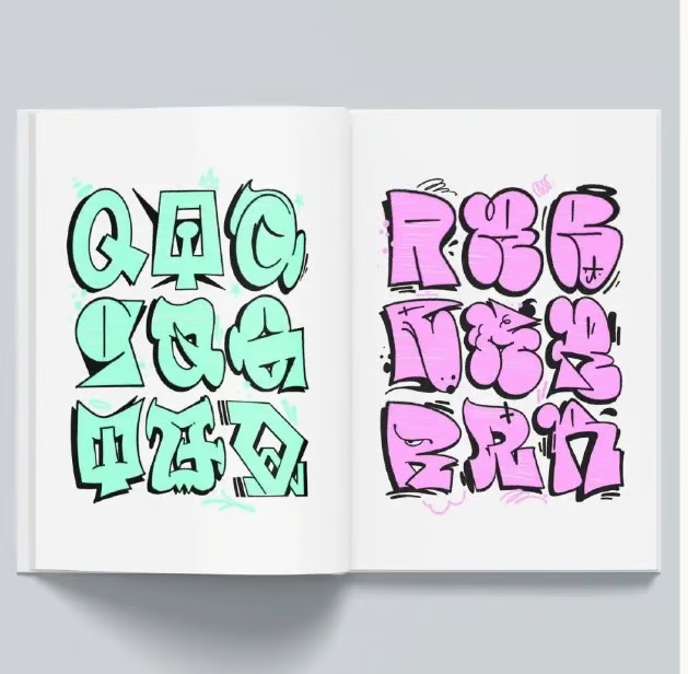 🎨🔠GRAFFLETTERS - COLLECTOR EDITION(📚HARDCOVER BOOK)