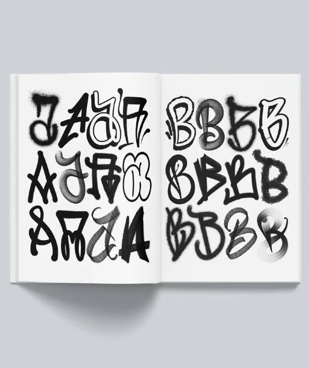 🎨🔠GRAFFLETTERS - COLLECTOR EDITION(📚HARDCOVER BOOK)