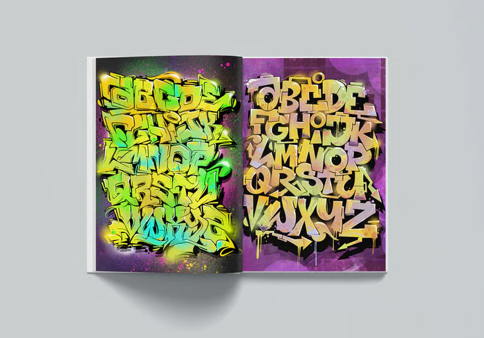 🎨🔠GRAFFLETTERS - COLLECTOR EDITION(📚HARDCOVER BOOK)