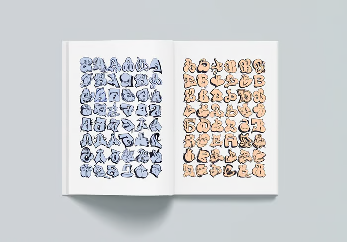 🎨🔠GRAFFLETTERS - COLLECTOR EDITION(📚HARDCOVER BOOK)