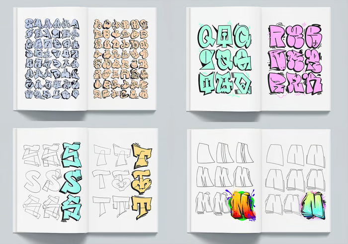 🎨🔠GRAFFLETTERS - COLLECTOR EDITION(📚HARDCOVER BOOK)