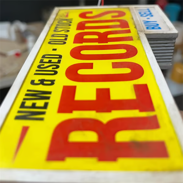 🔥LAST DAY 49% OFF-Record Store Retro Wall Light - Record Collector Gift✨3-Year Warranty