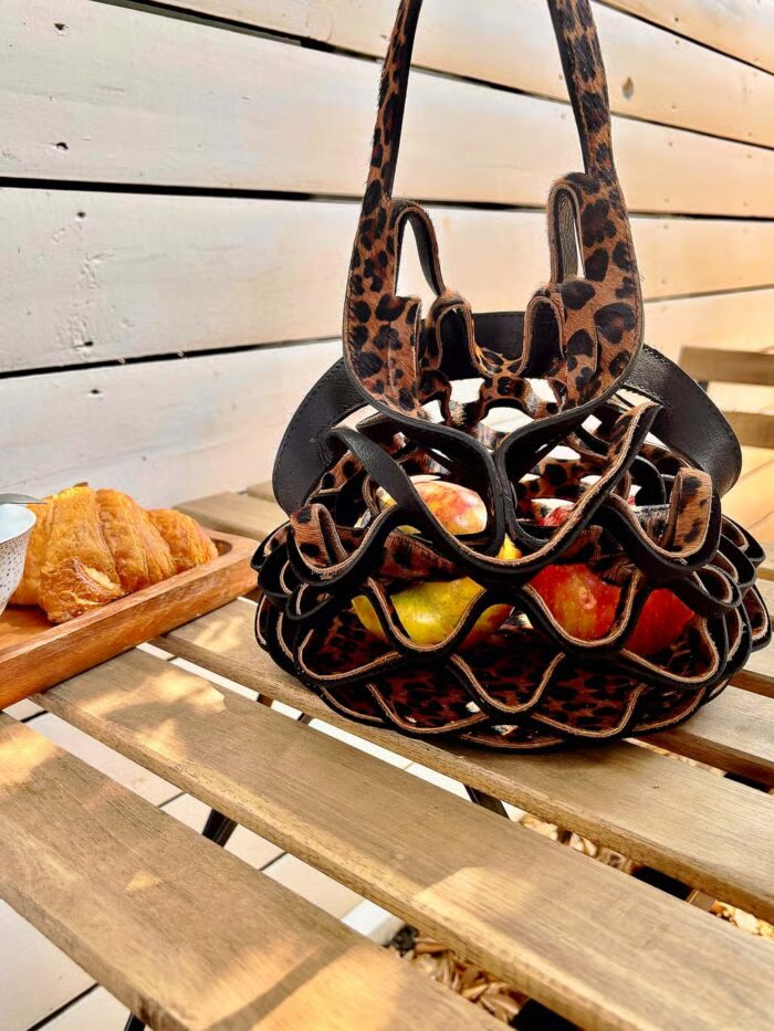 🔥Last Day: 49% OFF🔥The Zest Bag - Handmade Leather Folding Tote Bag