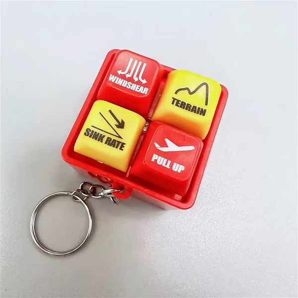 🔥LAST DAY 49% OFF-Pilot And Crew Alert Keychain EGPWS Warning Sound Simulator
