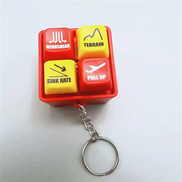🔥LAST DAY 49% OFF-Pilot And Crew Alert Keychain EGPWS Warning Sound Simulator