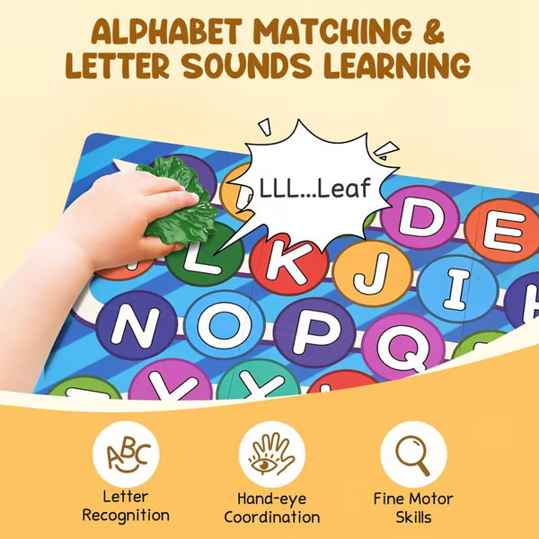 🔥Last Day 50% OFF - 26 PCS Letters Sorting Matching Game-Mystery Alphabet Box for Kids