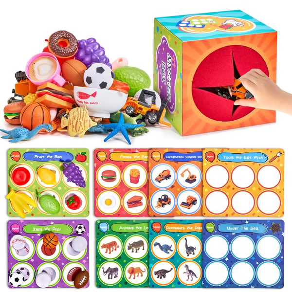🔥Last Day 50% OFF - 26 PCS Letters Sorting Matching Game-Mystery Alphabet Box for Kids
