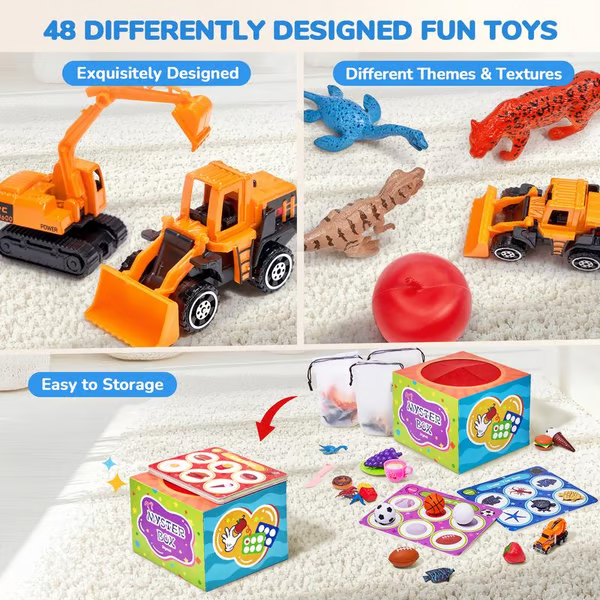 🔥Last Day 50% OFF - 26 PCS Letters Sorting Matching Game-Mystery Alphabet Box for Kids