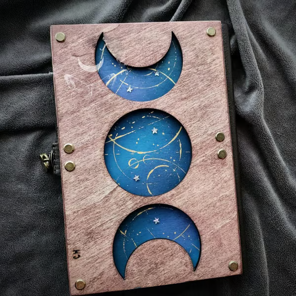 🔥Last Day 50% OFF -🧙🔮Handmade Witch Hidden Key Journal