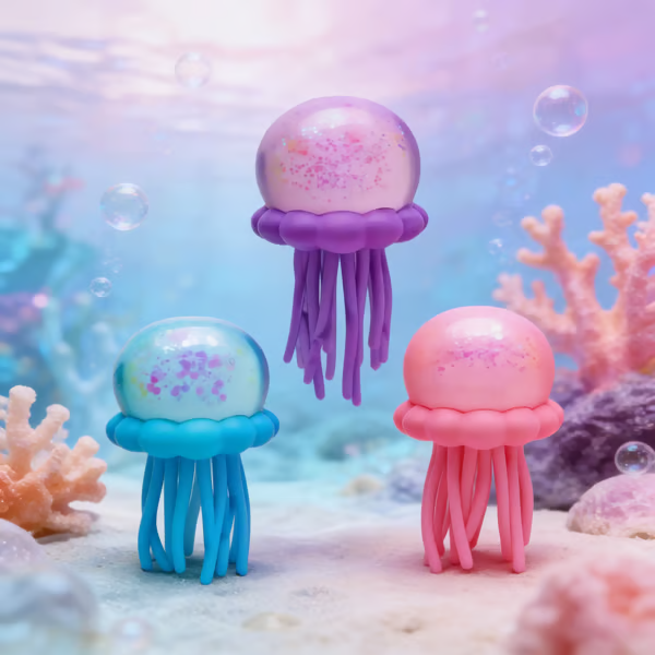 🔥Limited Time Offer 50% -Cute Glitter Jellyfish Squishy