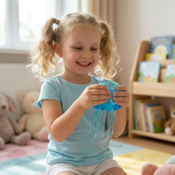 🔥Limited Time Offer 50% -Cute Glitter Jellyfish Squishy