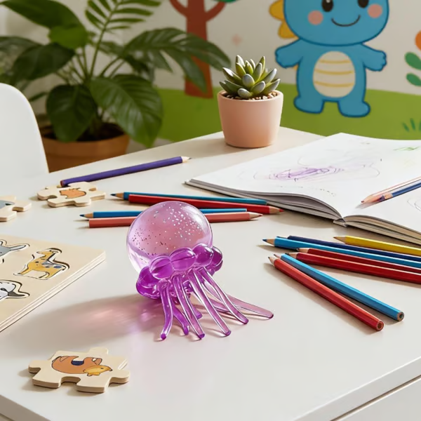 🔥Limited Time Offer 50% -Cute Glitter Jellyfish Squishy