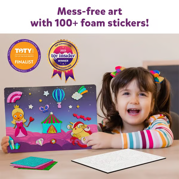 🔥LAST DAY 55% OFF- Foil Fun - Art & Craft Activity 🤲💓No Mess Art Kit