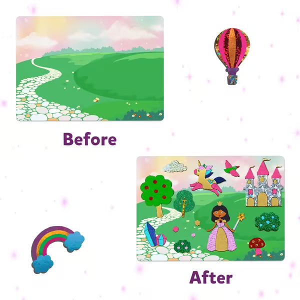 🔥LAST DAY 55% OFF- Foil Fun - Art & Craft Activity 🤲💓No Mess Art Kit