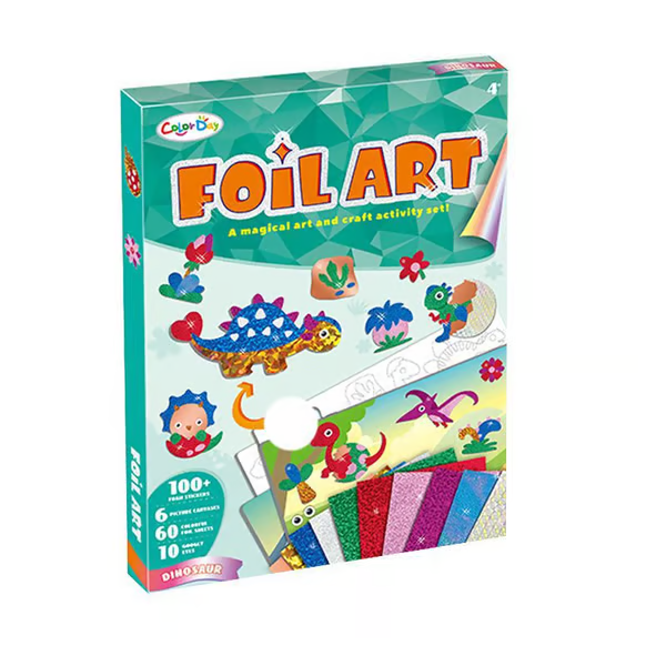 🔥LAST DAY 55% OFF- Foil Fun - Art & Craft Activity 🤲💓No Mess Art Kit