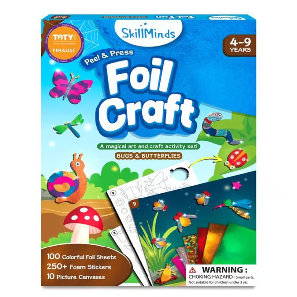 🔥LAST DAY 55% OFF- Foil Fun - Art & Craft Activity 🤲💓No Mess Art Kit