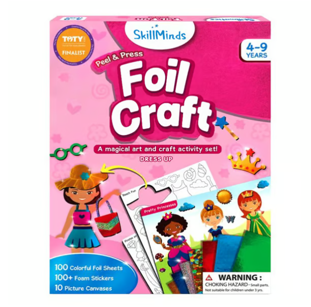 🔥LAST DAY 55% OFF- Foil Fun - Art & Craft Activity 🤲💓No Mess Art Kit
