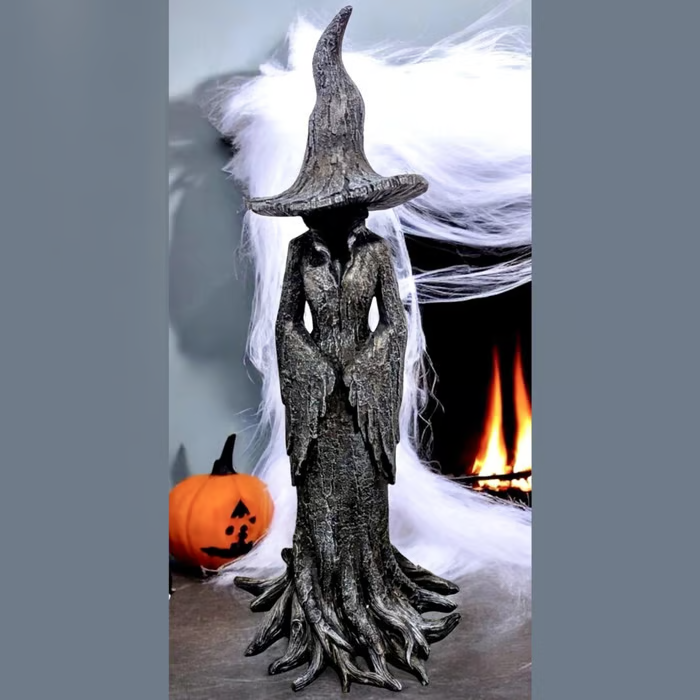 🔥LAST DAY 49% OFF - 🧙‍♀️💫Hand-Painted Enchanting Witch Statue: The Guardian of Your Home (✨Same as in the video)-Festivesl