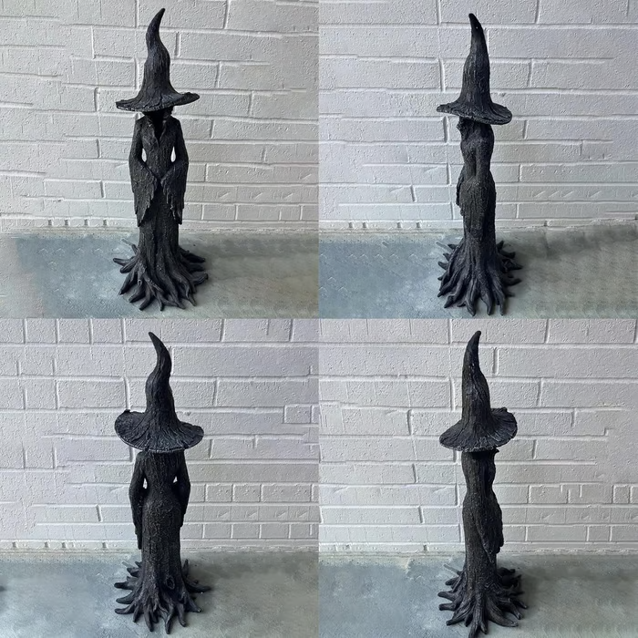 🔥LAST DAY 49% OFF - 🧙‍♀️💫Hand-Painted Enchanting Witch Statue: The Guardian of Your Home (✨Same as in the video)-Festivesl