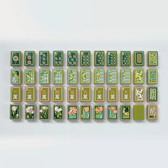 🔥Last Day 50% OFF -🀄Hand-Painted Mahjong Tiles Set
